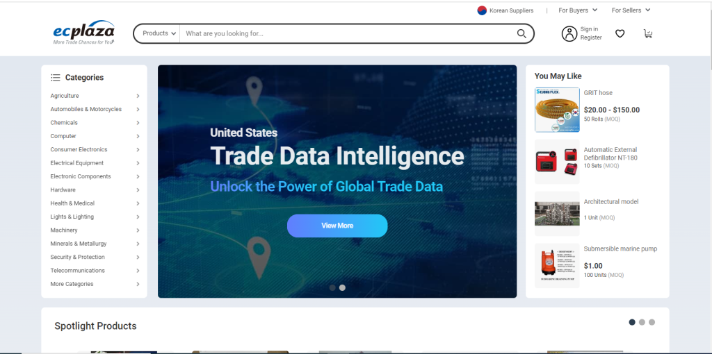 ecplaza Website