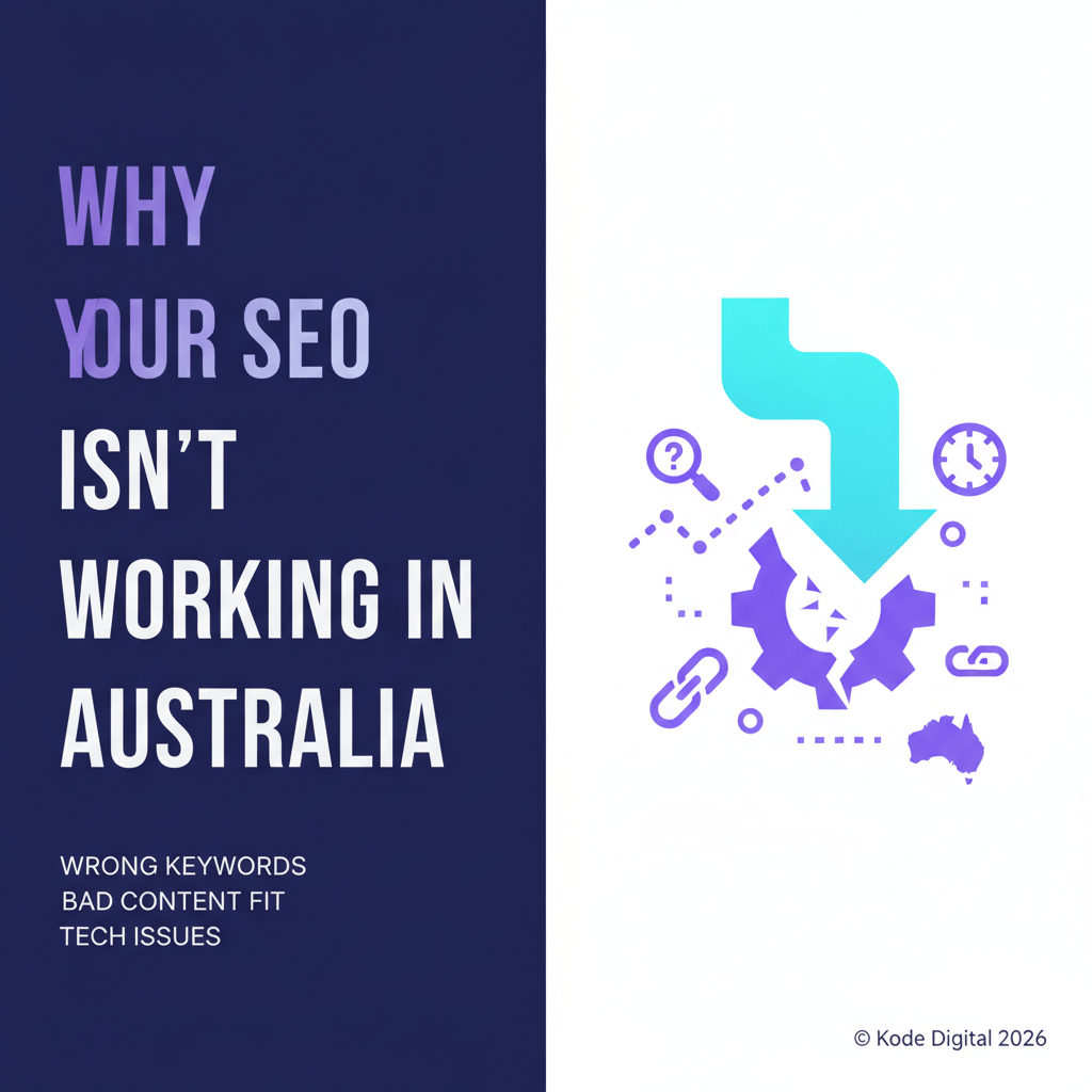 Why Is Your SEO Not Working? What Most Australian Businesses Get Wrong